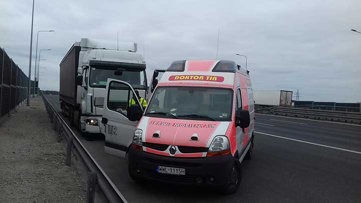 Serwis Mobilny TIR - Pomoc drogowa podczas akcji ratownictwa drogowego